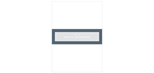 The Oil Paint Textured Belly Bands are elegant and refined, made to neatly package the rest of your wedding suite.