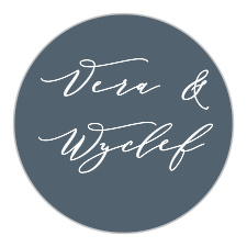 The Oil Paint Textured Wedding Stickers are simple and refined. 