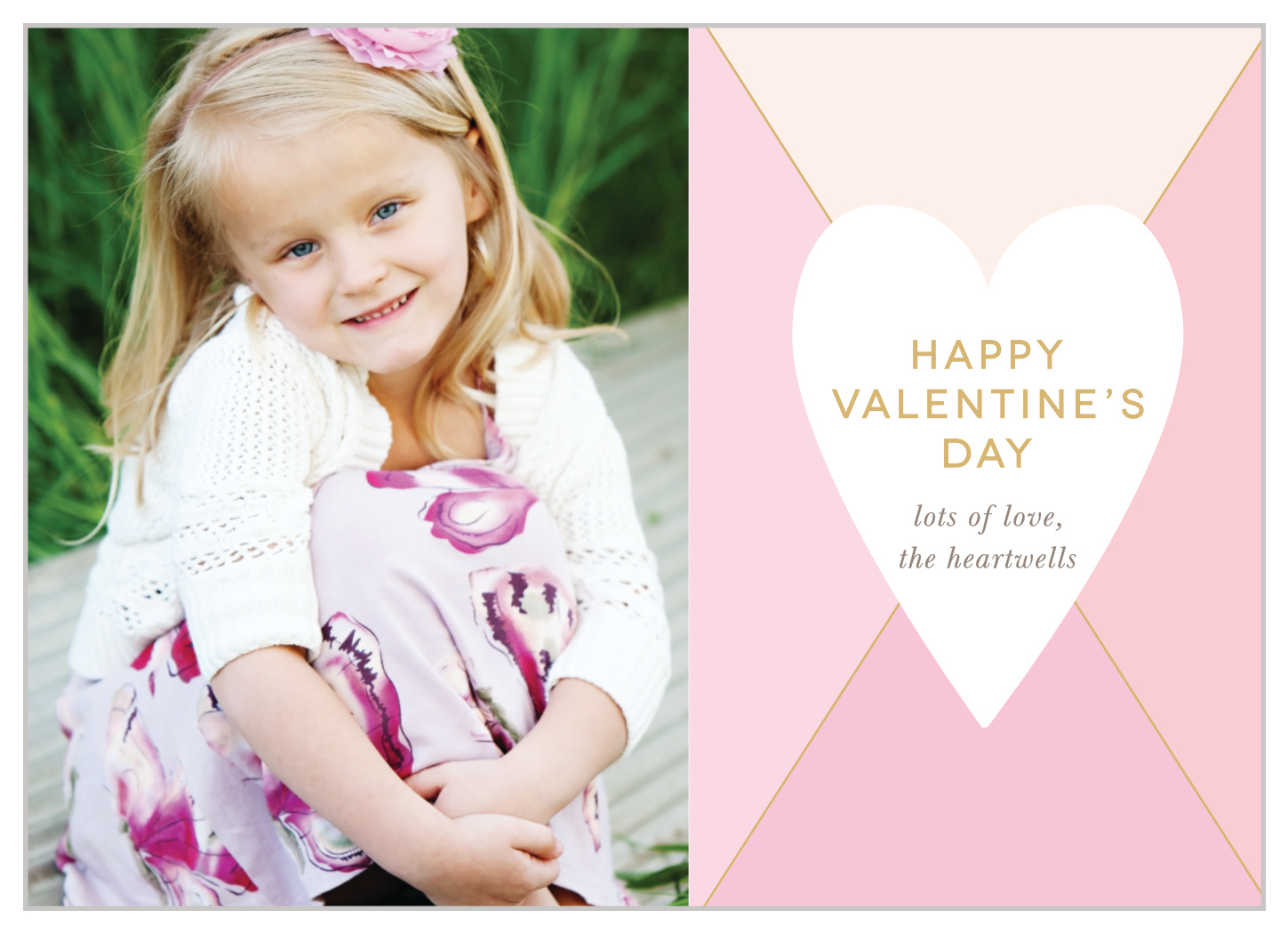 Prism Heart Foil Valentine's Day Cards