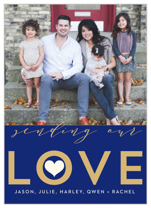 With a lovely contrast to traditional Valentine's Day colors, our Big Love Foil Valentine's Day Cards are sure to earn a prominent place in the homes and hearts of your loved ones.