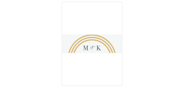 Keep all of your cards organized in style with our Modern Circles Wedding Belly Bands.