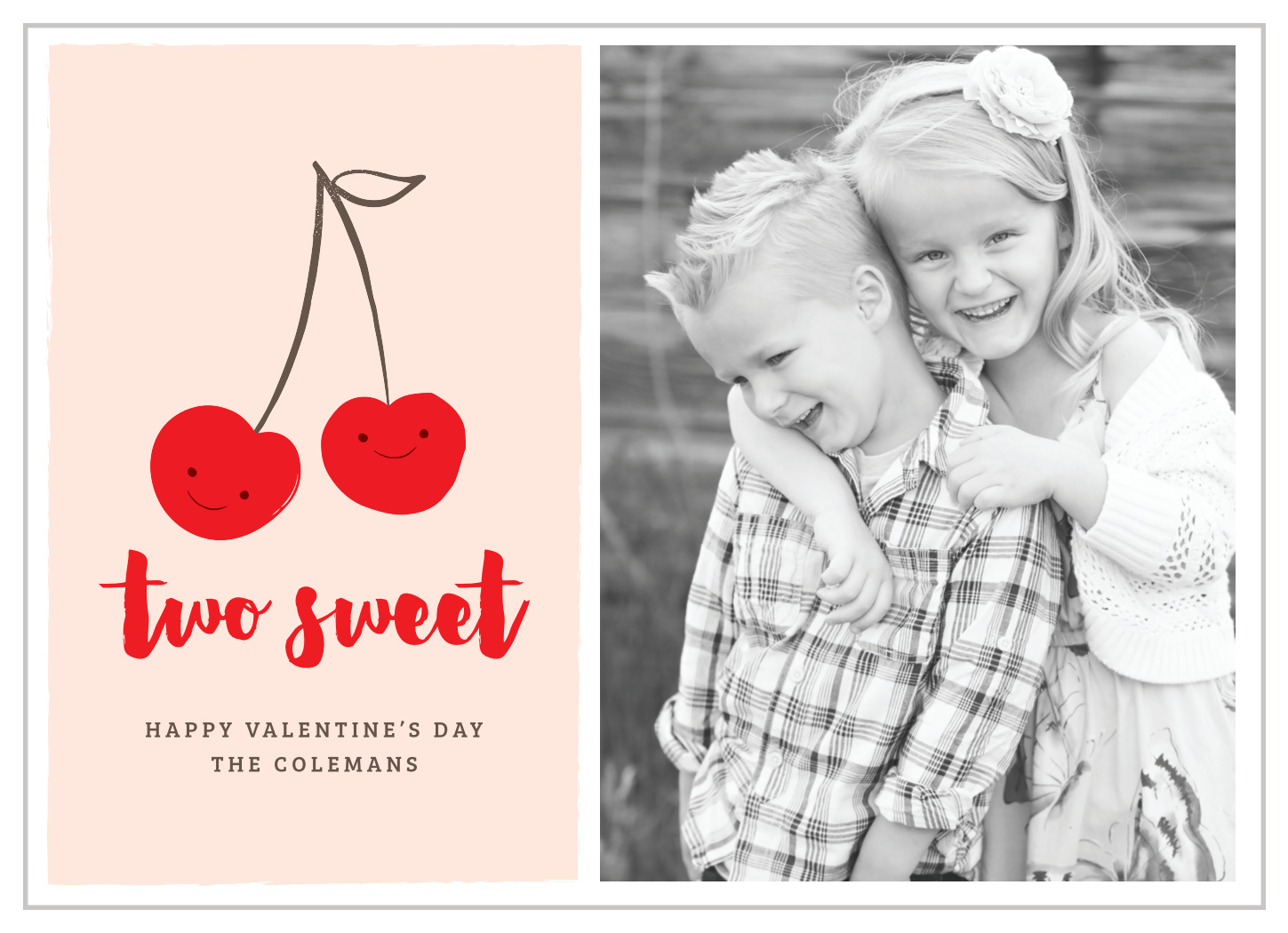 Sweet Cherries Valentine's Day Cards