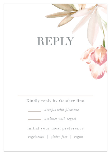 Darling Watercolor Response Cards