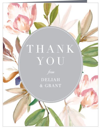 Make sure your guests know how much you appreciate them using the Darling Watercolor Thank You Cards.