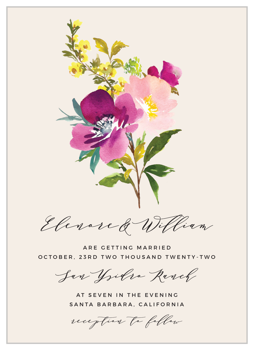 Mallow Wedding Invitations