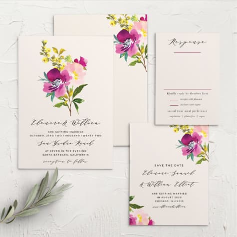 Mallow Wedding Invitations
