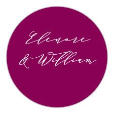 Seal your envelopes, decorate stationery, and tuck away the perfect little memento with our Mallow Wedding Sticker.