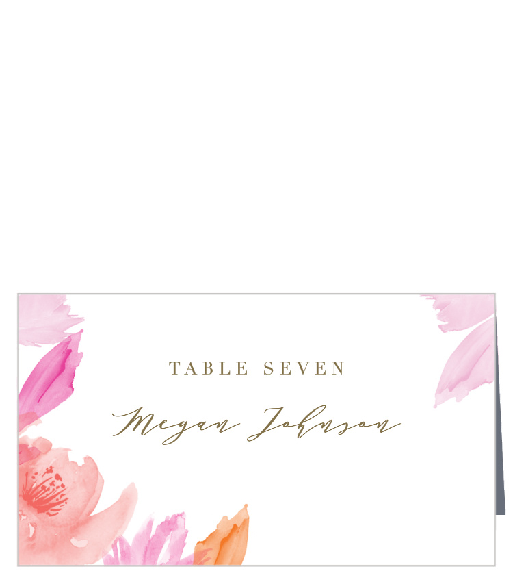 Water Rose Place Cards