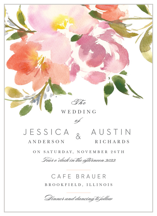 Your guests will adore the Floral Felicity Wedding Invitations once they receive them.