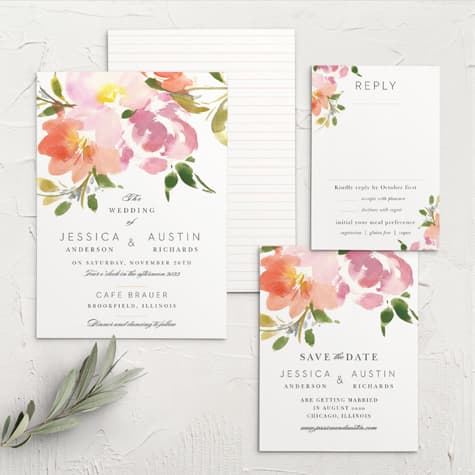 Floral Felicity Wedding Invitations