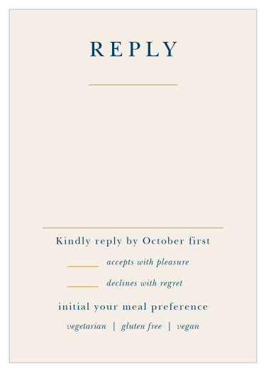 Indigo Infatuation Save the Date Cards by Basic Invite