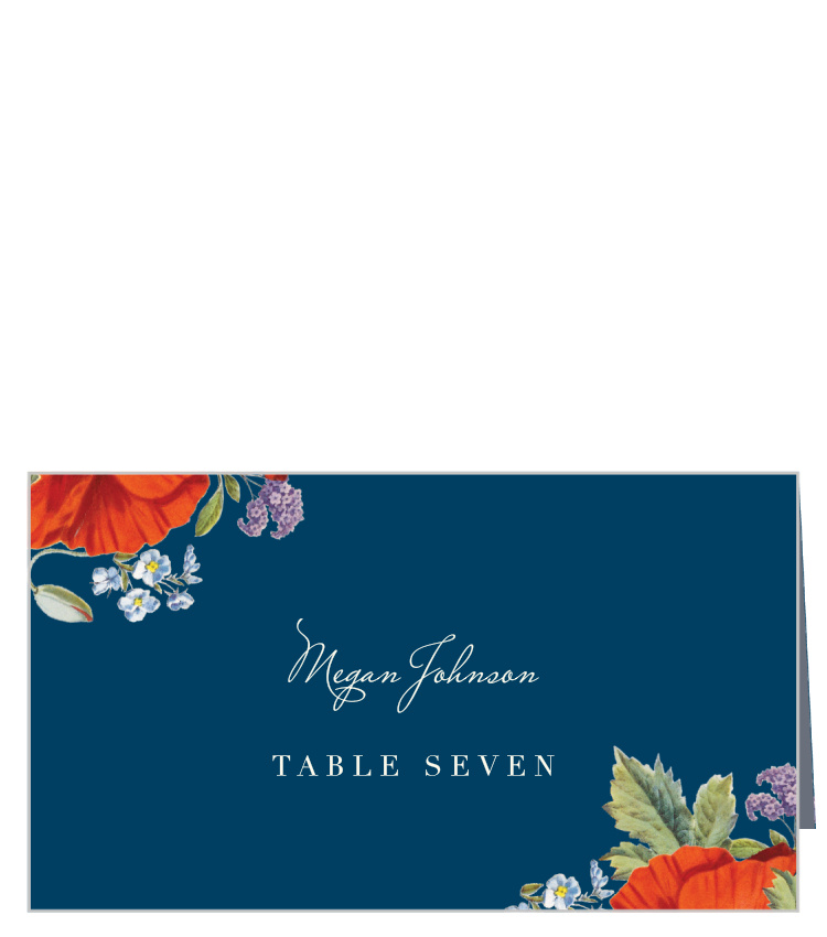 Heliotrope Blooms Place Cards