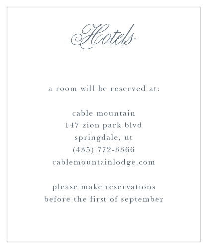 Olive Leaves Accommodation Cards