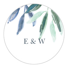 For a truly unforgettable day, use our stunning Olive Leaves Wedding Stickers to seal your envelopes and decorate your wedding stationery!