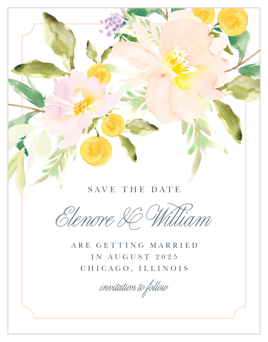 Melodious Melanie Save the Date Cards