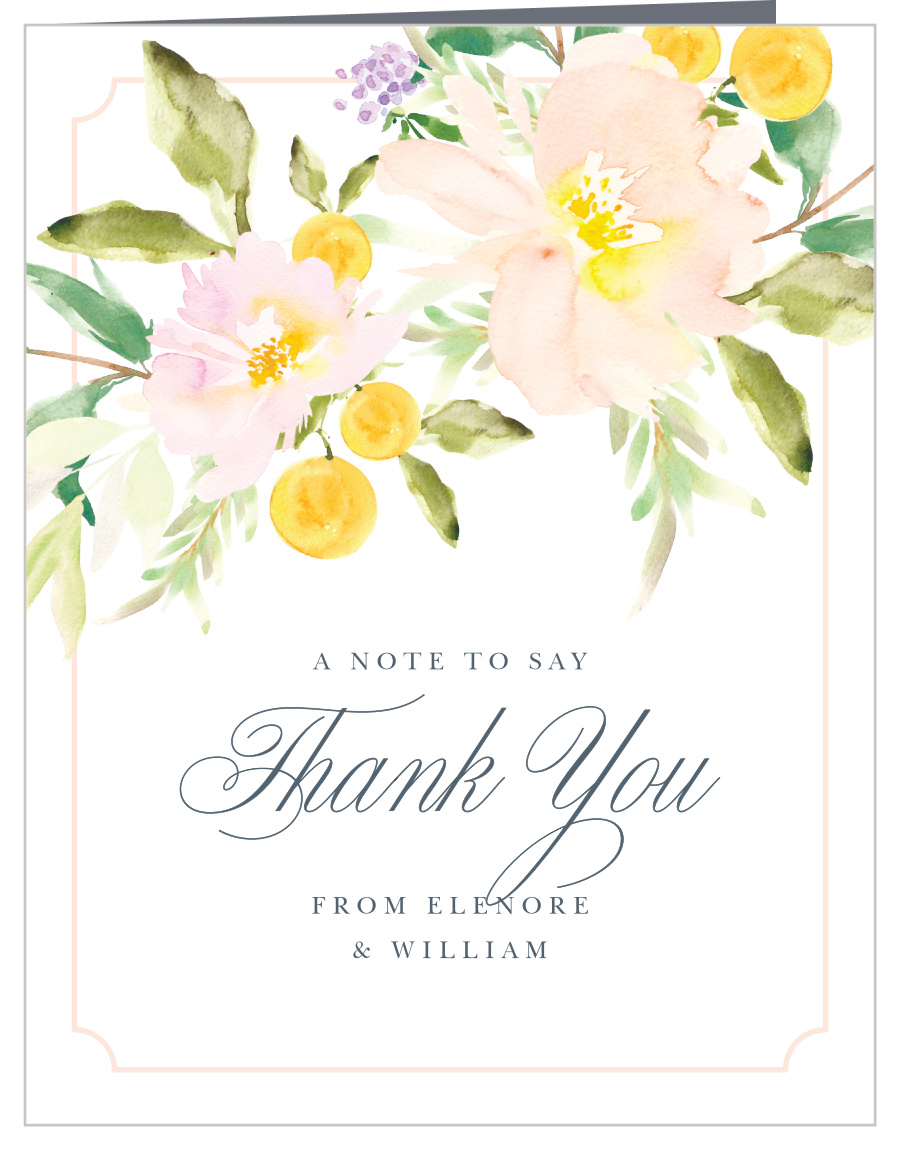 Melodious Melanie Wedding Thank You Cards