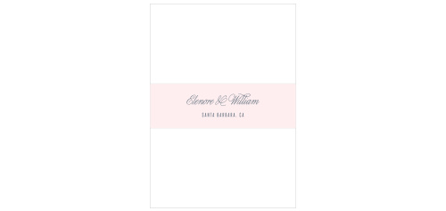 After you have customized all your cards, use the Melodious Melanie Wedding Belly Bands to hold them all together.