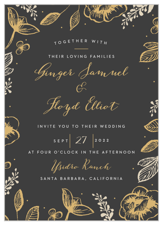 Foil Wedding Invitations