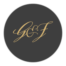 Our Fleur Magnifique Foil Wedding Stickers allow you to celebrate your wedding day with simplicity; featuring only your initials in a flowing foil script against a black background, these stickers are perfect for decorating your wedding stationery, sealing envelopes, and as small snapshots of your special day.