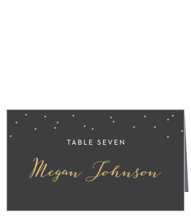 Help your guests find their seats with our Fleur Magnifique Foil Place Cards.