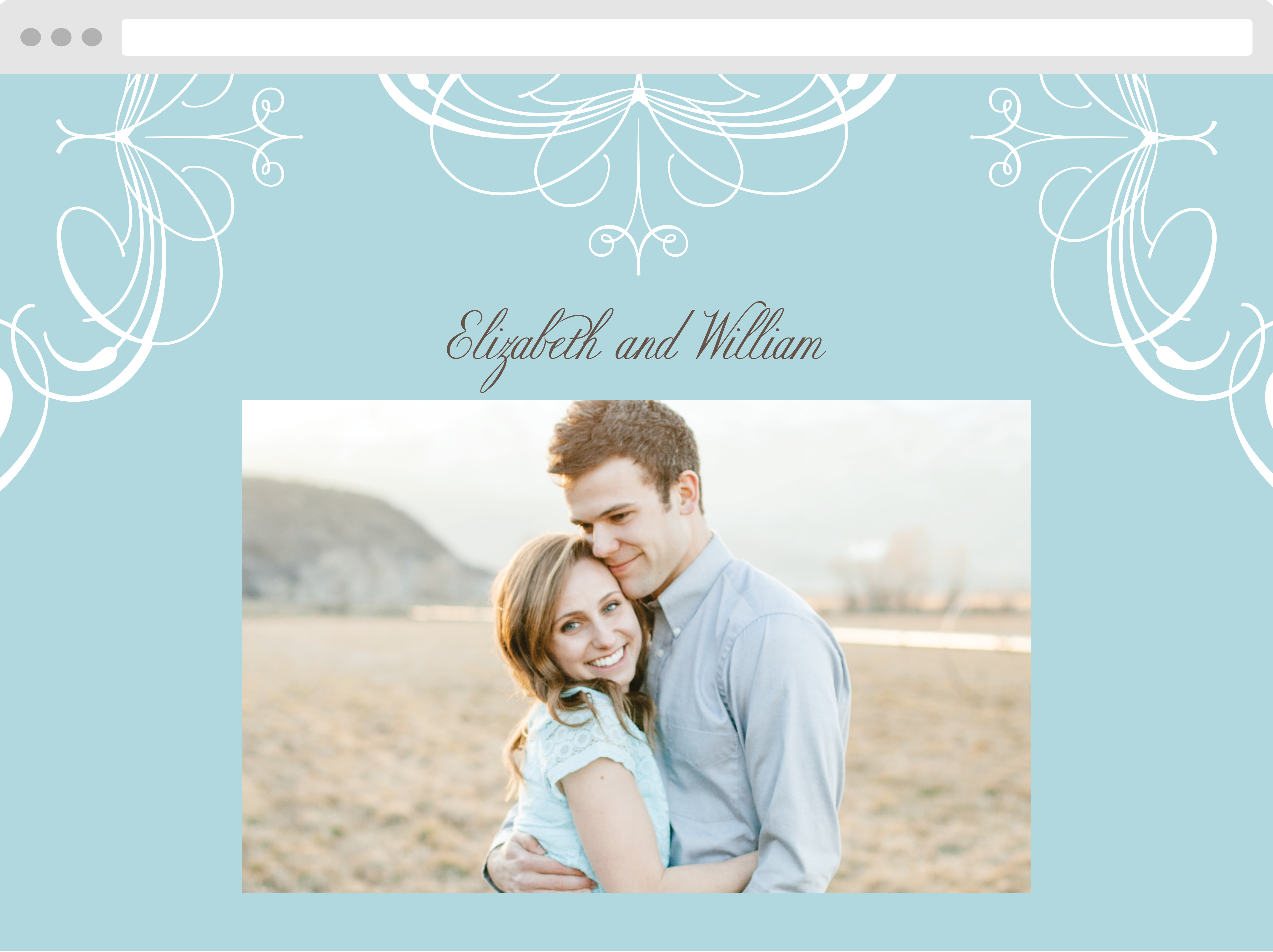 Flourish Charm Wedding Website