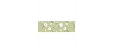 Be sure all of your cards stay neatly organized en route to your guests when you utilize our Summer Daisy Wedding Belly Bands.