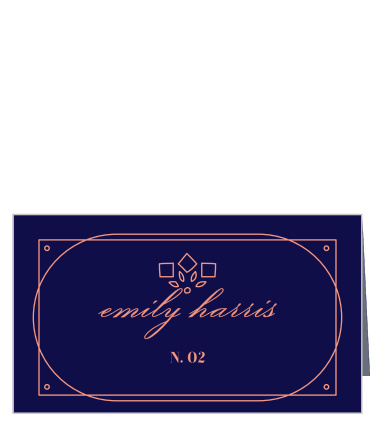 Show your guests how much they mean to you, and show them to their seats, with our eye-catching Royal & Rose Place Cards.