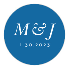 Seal your envelopes and decorate your wedding stationery with our lovely Angular Color Wedding Stickers.