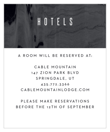 Guarantee that your guests stay in only the best local hotels with our beautiful Museum Muse Accommodations Cards.