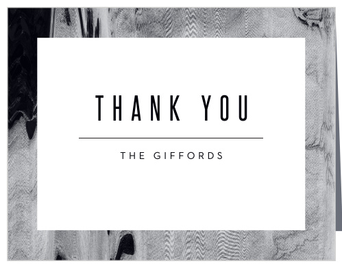 Your guests will understand just how much you appreciate them after they receive one of your beautiful Museum Muse Wedding Thank You Cards.