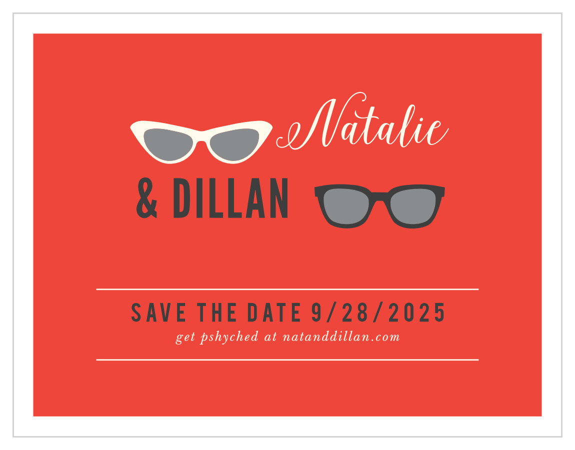 Beach Geek Save the Date Magnets
