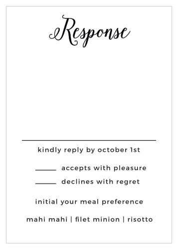 Guarantee that you've prepared for every single guest with our gorgeous Beach Geek Response Cards.