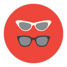 Our gorgeous Beach Geek Wedding Stickers will quickly become the logo of your wedding: use it to decorate your wedding stationery and seal your envelopes, the distinctive red background and duo of sunglasses a vibrant symbol of the occasion.