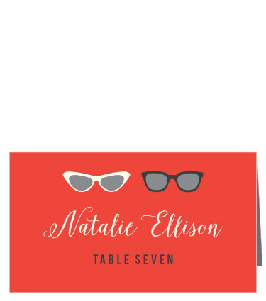Guide your guests to their seats with our stunningly simple Beach Geek Place Cards.