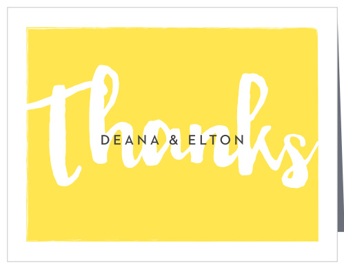 Share your appreciation with our gorgeous Big Ampersand Wedding Thank You Cards.