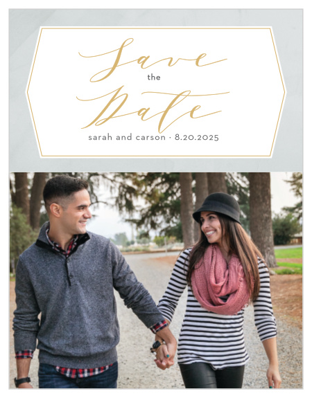 Our Blushing Love Save-the-Date Magnets ensure that your loved ones mark their calendars well in advance of your special day.