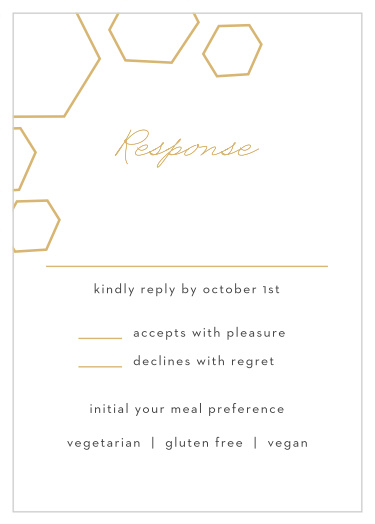 Geometric Watercolor Response Cards