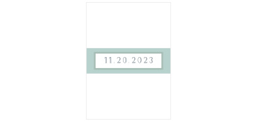 The Retro Ribbon Belly Band is the perfect complement to the Retro Ribbon or any other invitation set.