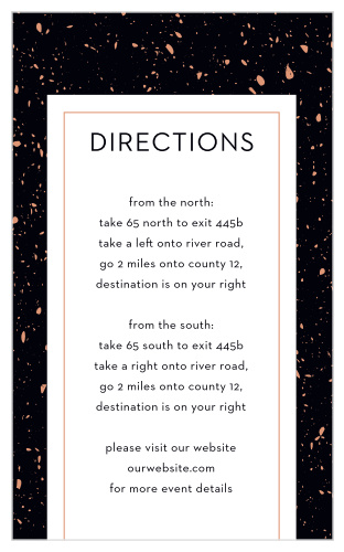 Make sure that your guests know where they're going with our stunning Painted Book Direction Cards.