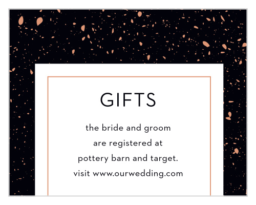 Painted Book Registry Cards allow you to request the gifts you want and need to start the next big stage in your life- this time, with your partner.