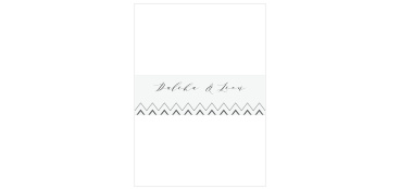 Be sure all of your cards stay neatly organized when you utilize our Chevron Ornamental Frame Wedding Belly Bands.