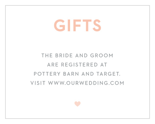 Wooden Love Registry Cards