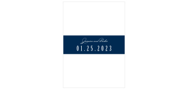 Our Ribbon and Damask Belly Band is the perfect compliment to the Ribbon and Damask, or any other invitation set.