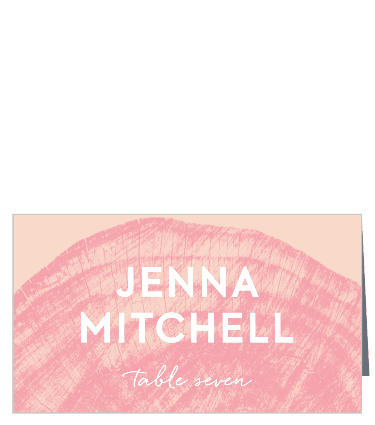 Wooden Love Place Cards by Basic Invite