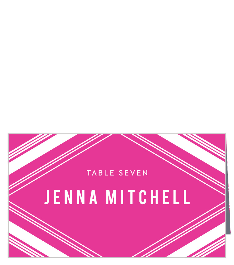 Diamond Reflections Place Cards
