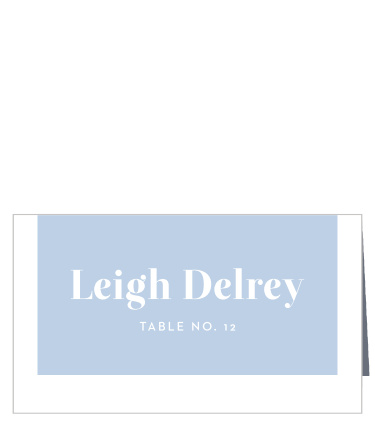 Help your guests find their seats with our Confetti Overlap Place Cards. Decorated with a background of light silver, and with your guests' names in a bright white print, these cards say everything you need to in an easy-to-read format.