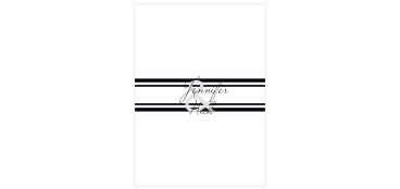 Our Formal Photo Belly Band is the perfect compliment to the Formal Photo, or any other invitation set.