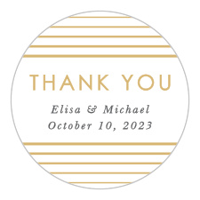 Our Rippled Quintet Wedding Stickers utilize the same gorgeous design and color scheme as several other cards in the Rippled Quintet wedding suite.