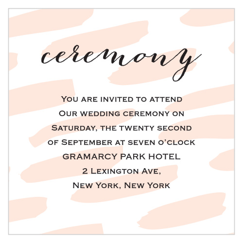 Our Giddy Graffiti Ceremony Cards ensure that you have the small, intimate ceremony of your dreams.