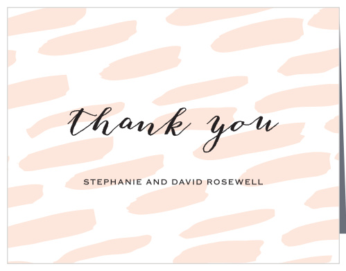 Turn your gratitude into something tangible with our Giddy Graffiti Wedding Thank You Cards.